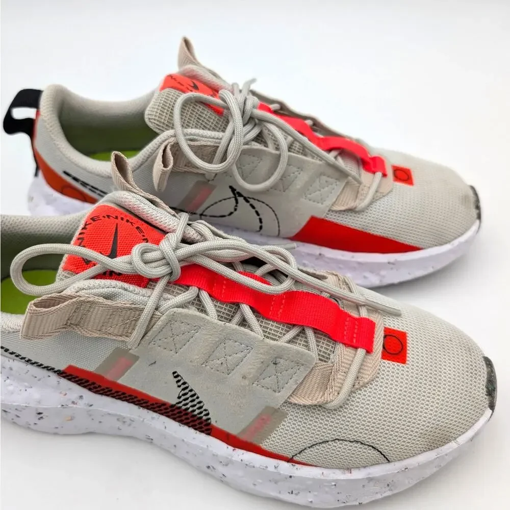 Nike Crater Impact Running Shoes Women's Light Bone/Bright Crimson Sz US9.5 EU41 - Picture 11 of 14